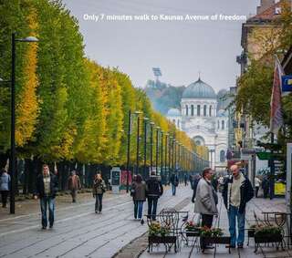 Апартаменты Petro delux apartments Каунас Двухуровневые апартаменты-29